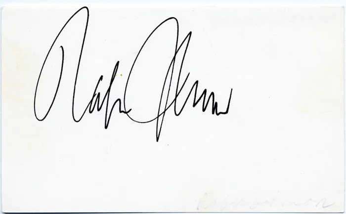 Rafer Johnson autograph