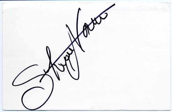 Sheree North autograph