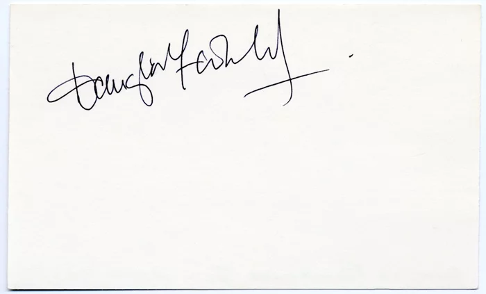 Douglas Fairbanks autograph