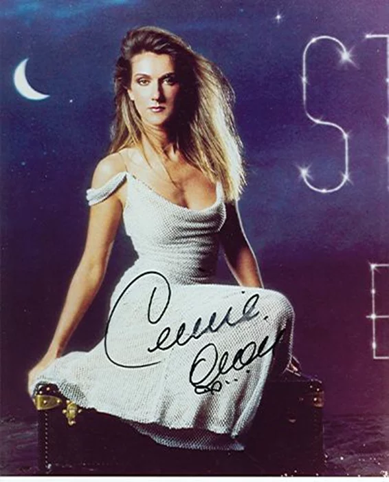 Celine Dion autograph
