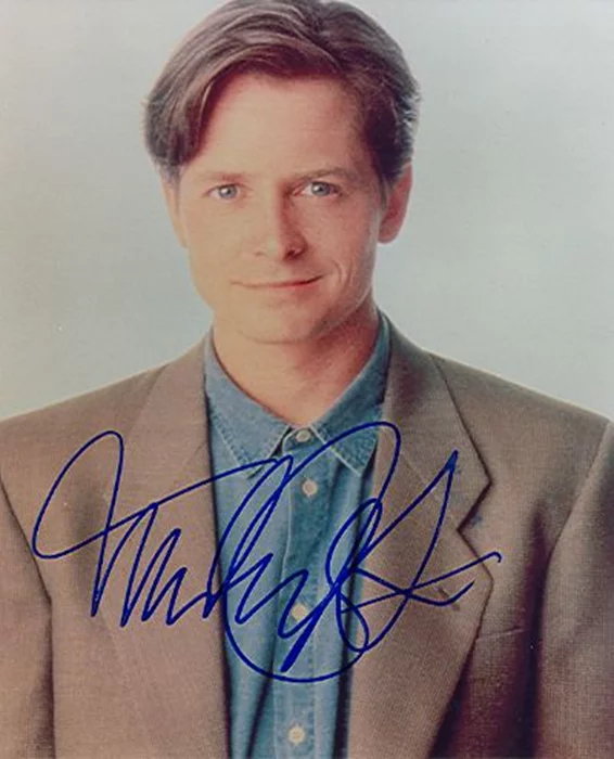 Michael J. Fox autograph