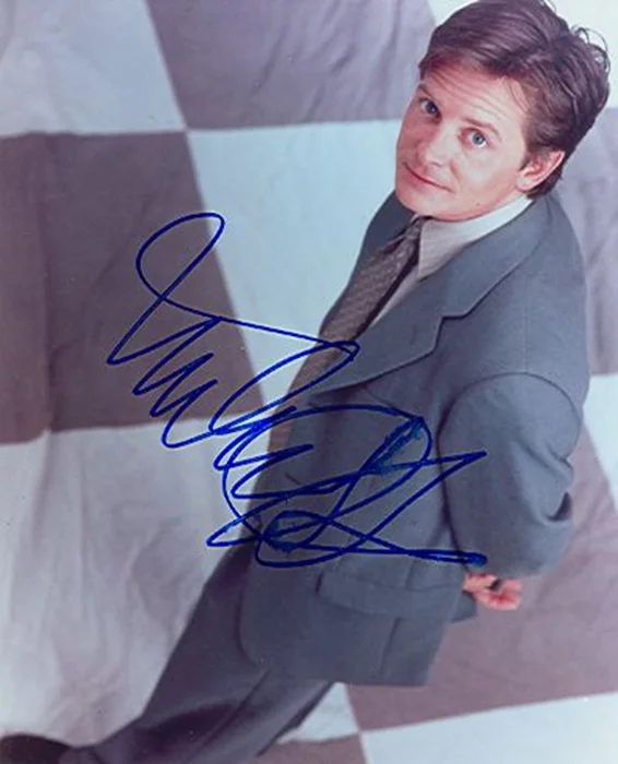 Michael J. Fox autograph