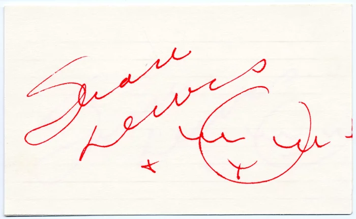 Shari Lewis autograph
