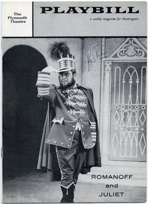 Peter Ustinov autograph