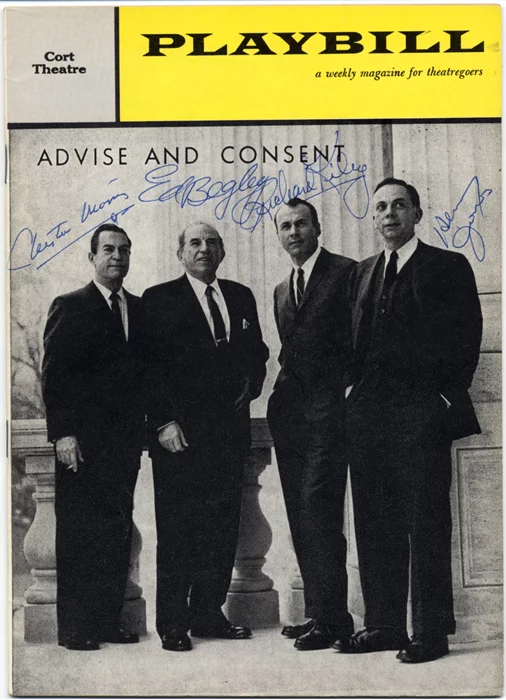 Advise and Consent autograph