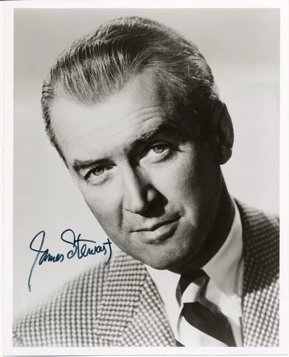 James Stewart autograph