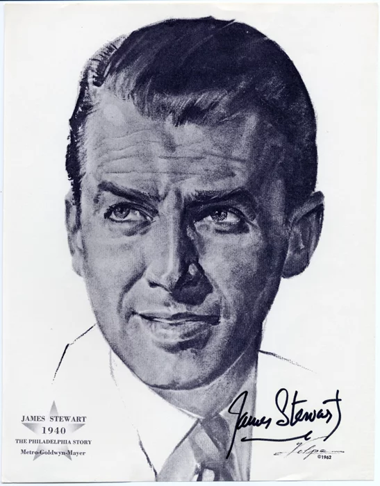 James Stewart autograph