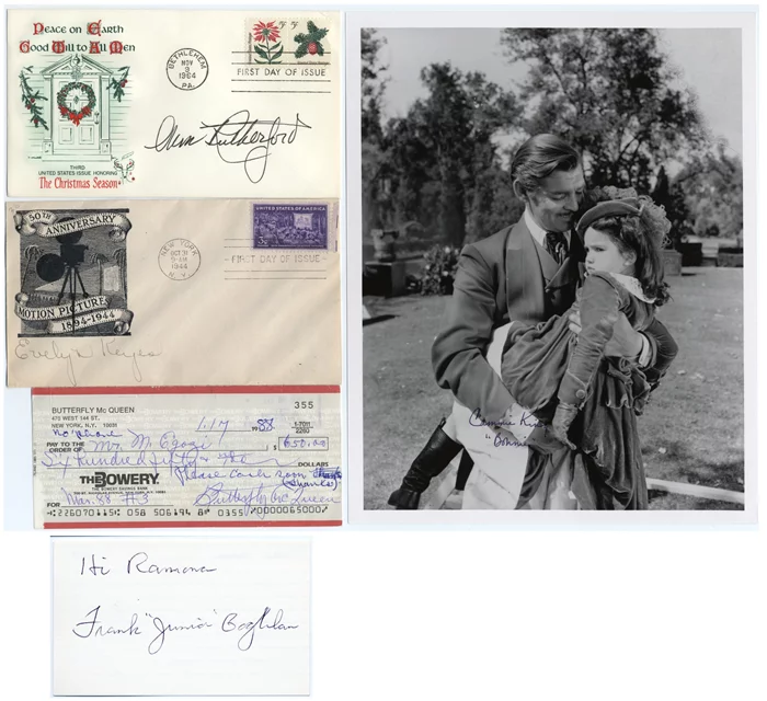 Gone With The Wind autograph