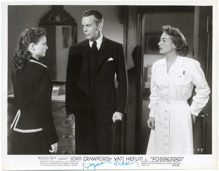 Raymond Massey autograph