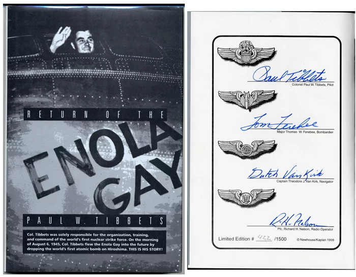 Enola Gay autograph