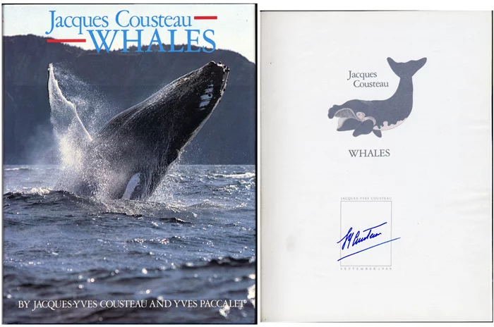Jacques Cousteau autograph