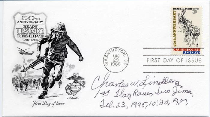 Charles W. Lindberg autograph