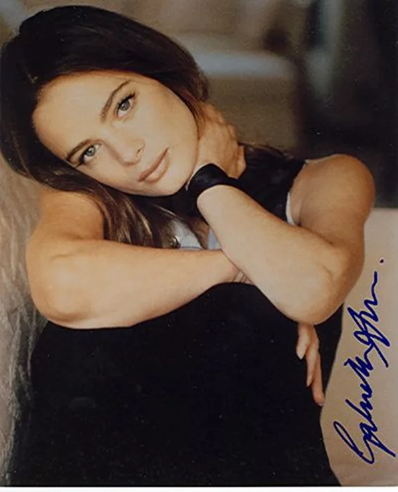 Gabrielle Anwar autograph