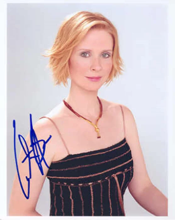 Cynthia Nixon autograph