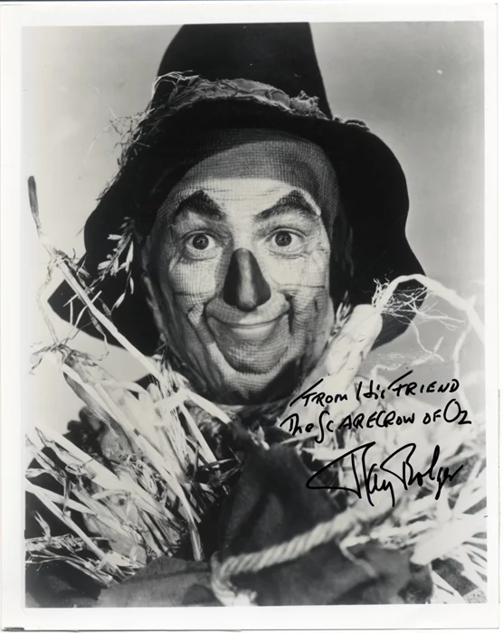 Ray Bolger autograph