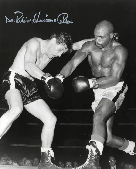 Rubin 'Hurricane' Carter autograph