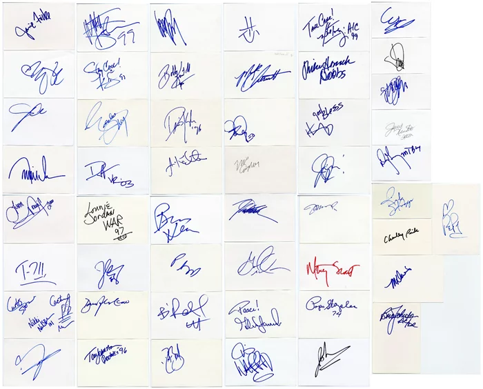 Music Signature Collection autograph