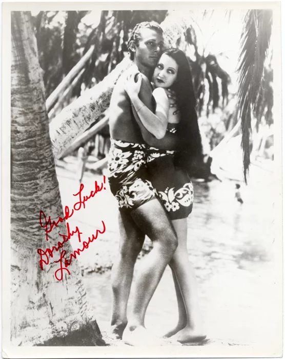 Dorothy Lamour autograph