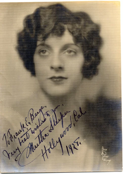 Martha Sleeper autograph