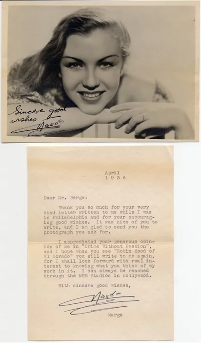 Margo autograph