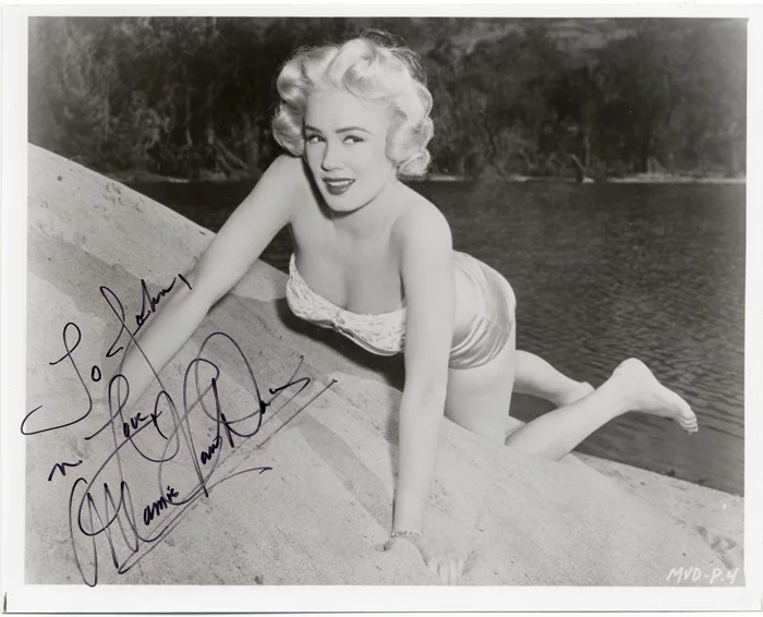 Mamie Van Doren autograph