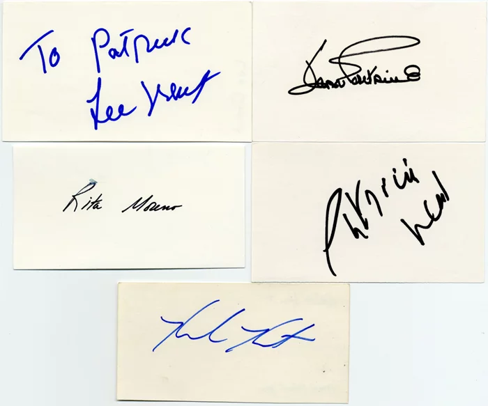 Oscar Winning Actress Lot 3 autograph
