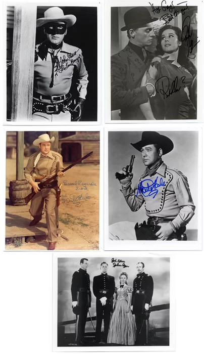 Actor Group Lot 3 autograph