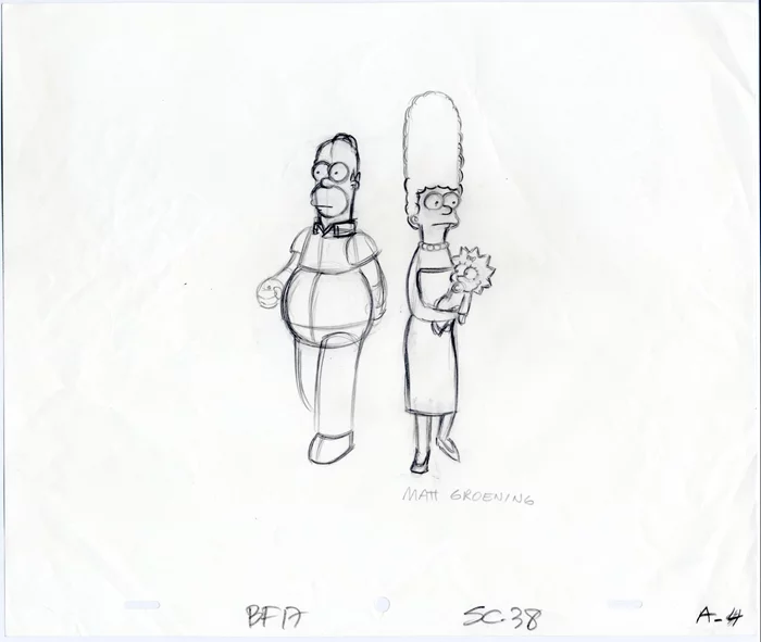 The Simpsons autograph