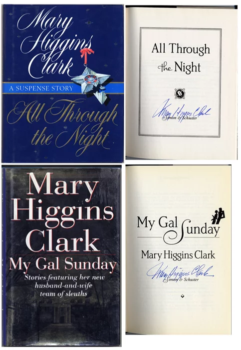Mary Higgins Clark autograph