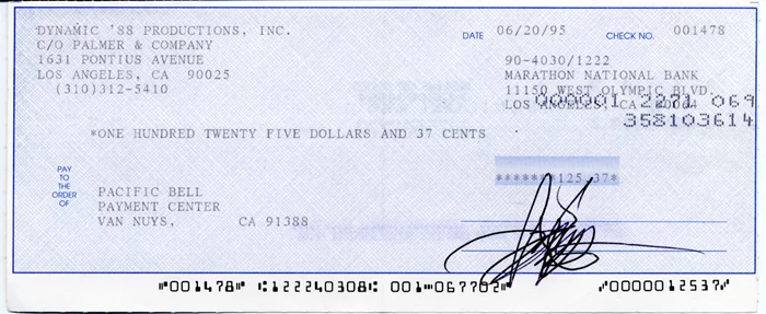 George Clooney autograph