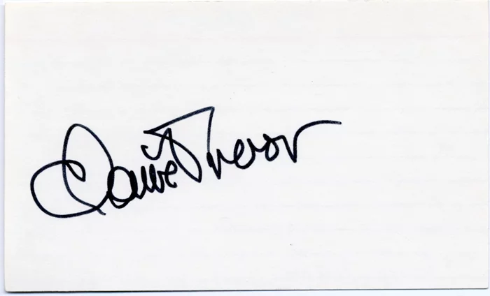 Claire Trevor autograph