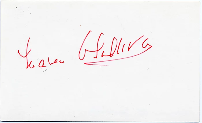Maureen O'Sullivan autograph