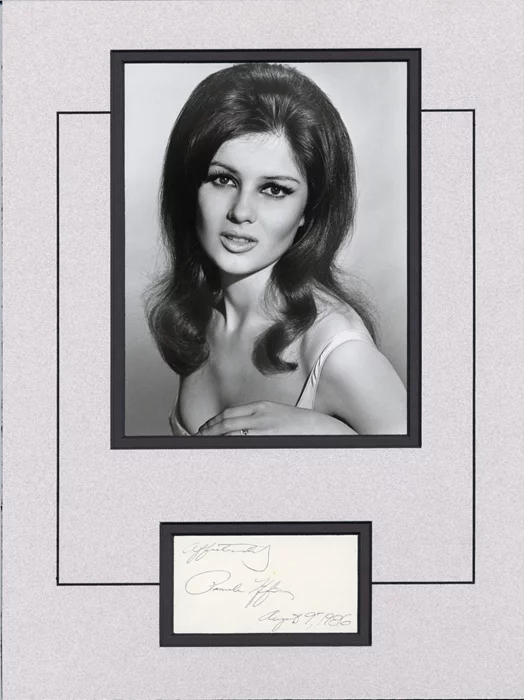 Pamela Tiffin autograph