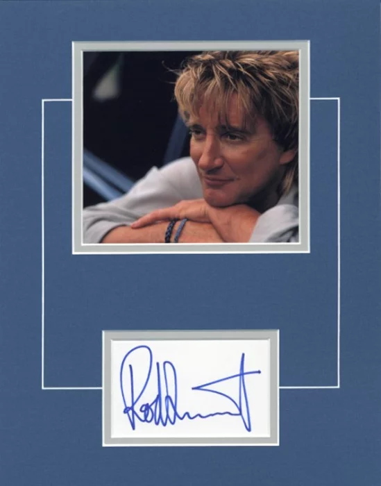 Rod Stewart autograph