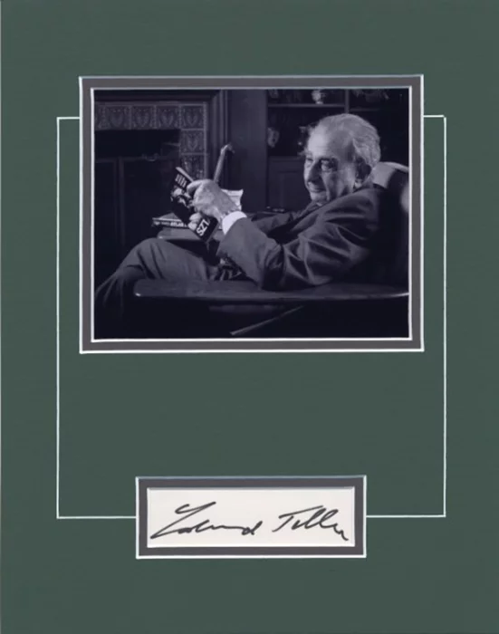 Edward Teller autograph