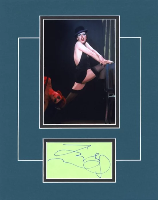 Liza Minnelli autograph