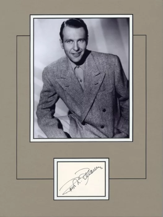 Ralph Bellamy autograph