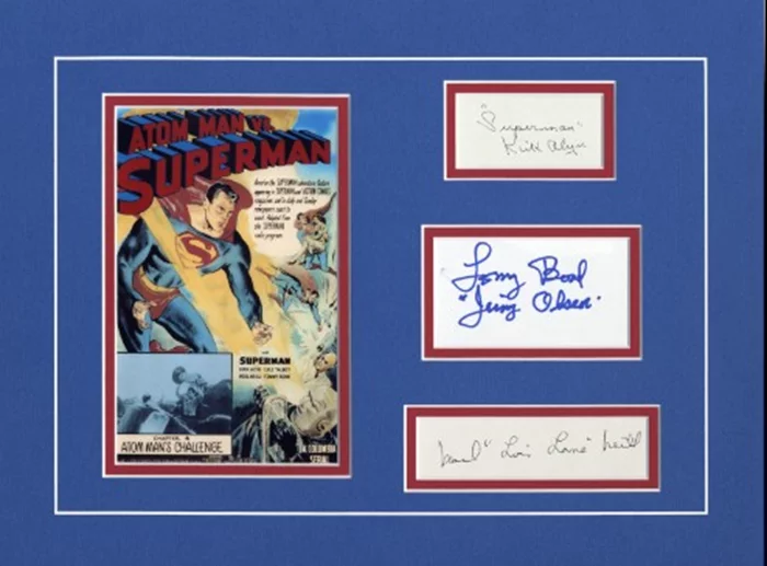 Atom Man vs Superman autograph