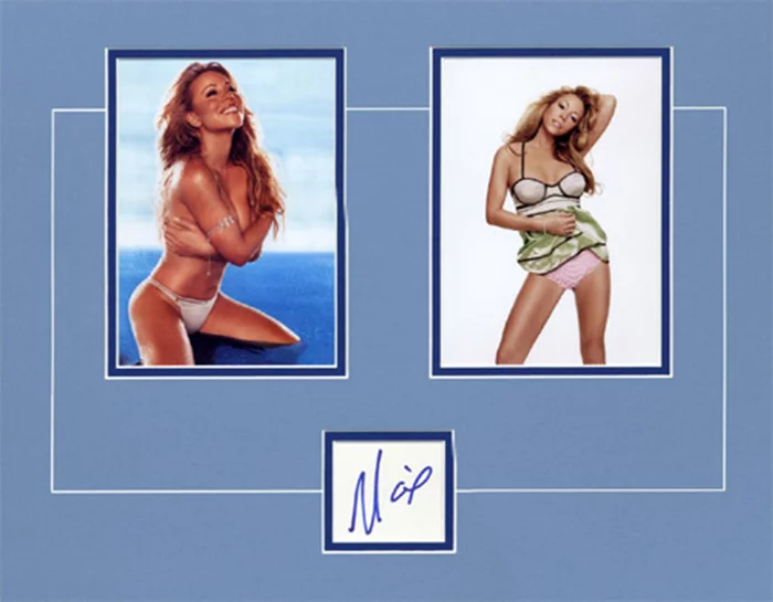 Mariah Carey autograph