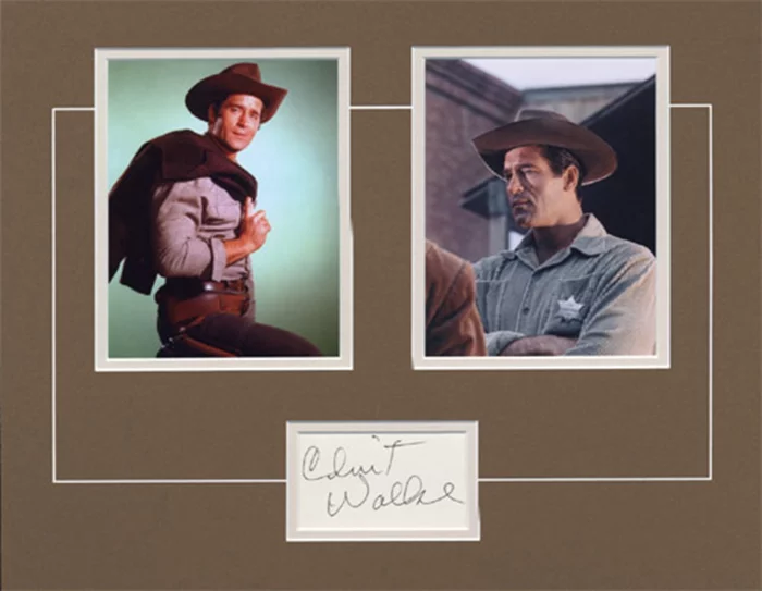 Clint Walker autograph