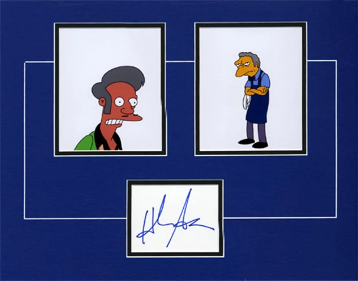 The Simpsons autograph