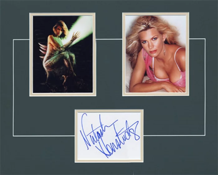 Natasha Henstridge autograph