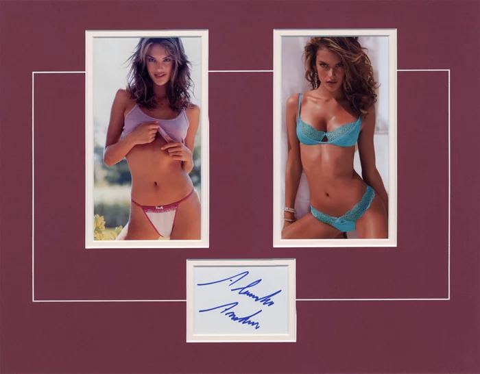 Alessandra Ambrosio autograph