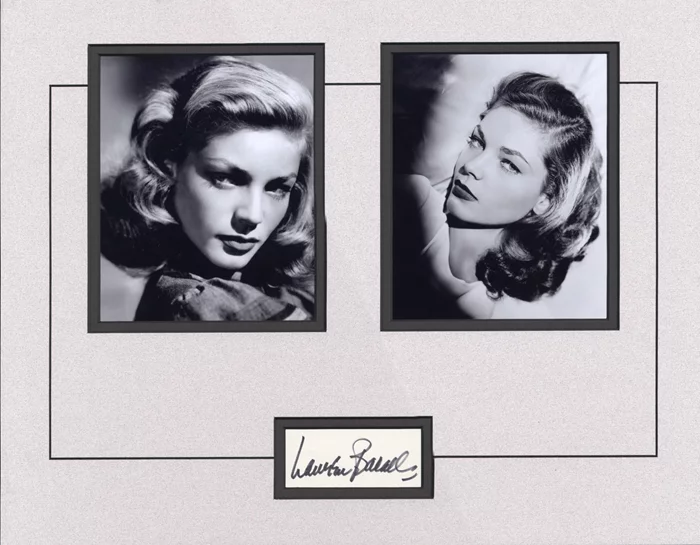 Lauren Bacall autograph