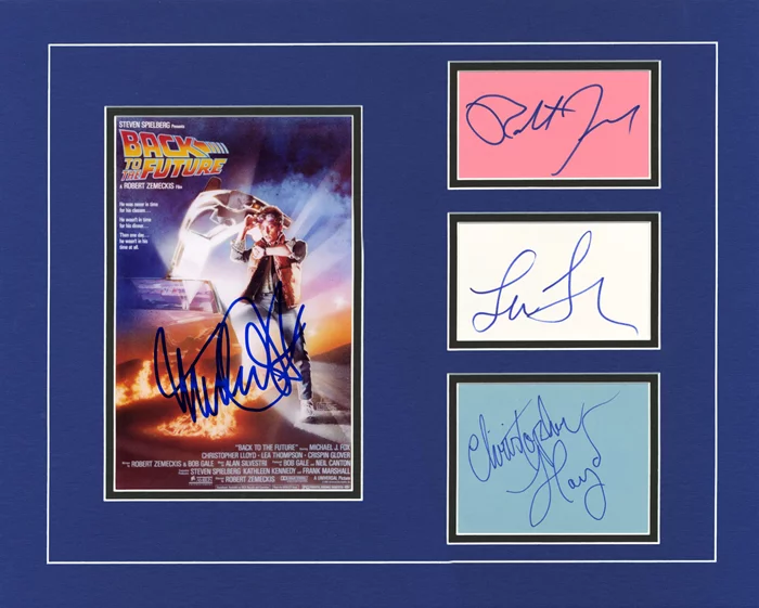Back to the Future autograph