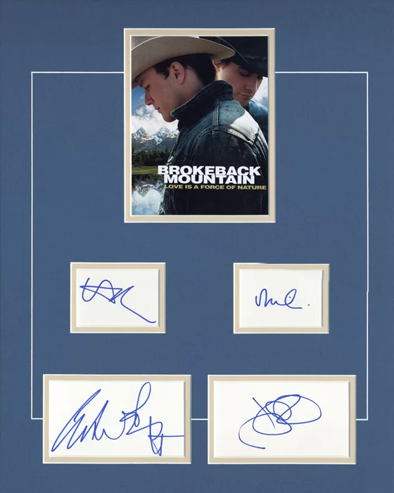 Brokeback Mountain autograph