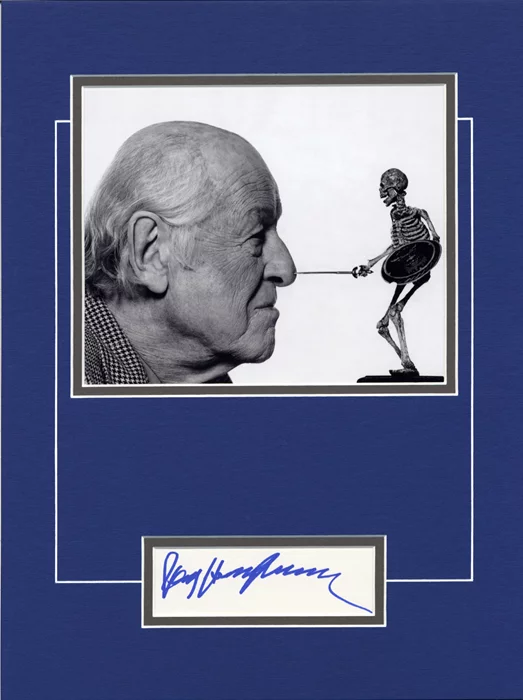 Ray Harryhausen autograph