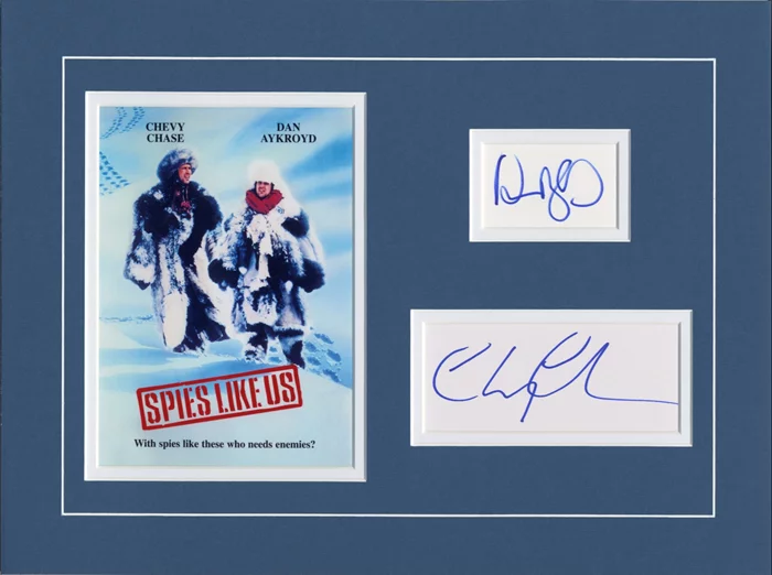 Spies Like Us autograph