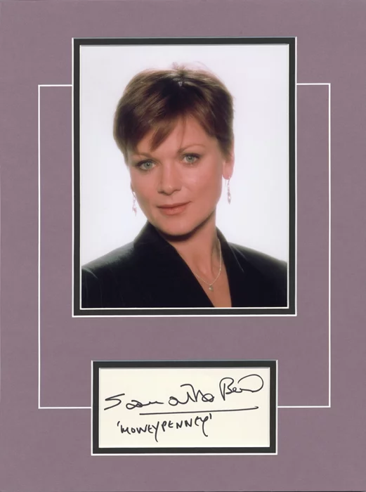 Miss Moneypenny autograph