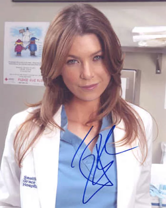Ellen Pompeo autograph